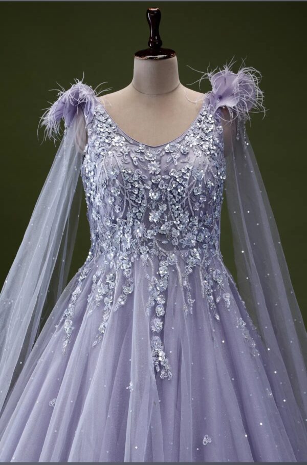 Net Indowestern Gown - Image 3