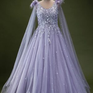 Net Indowestern Gown