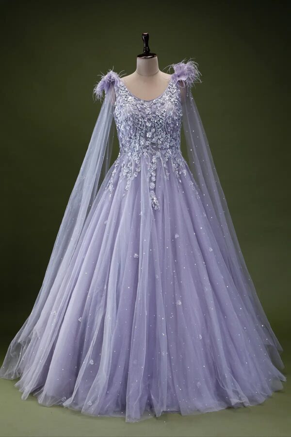 Net Indowestern Gown